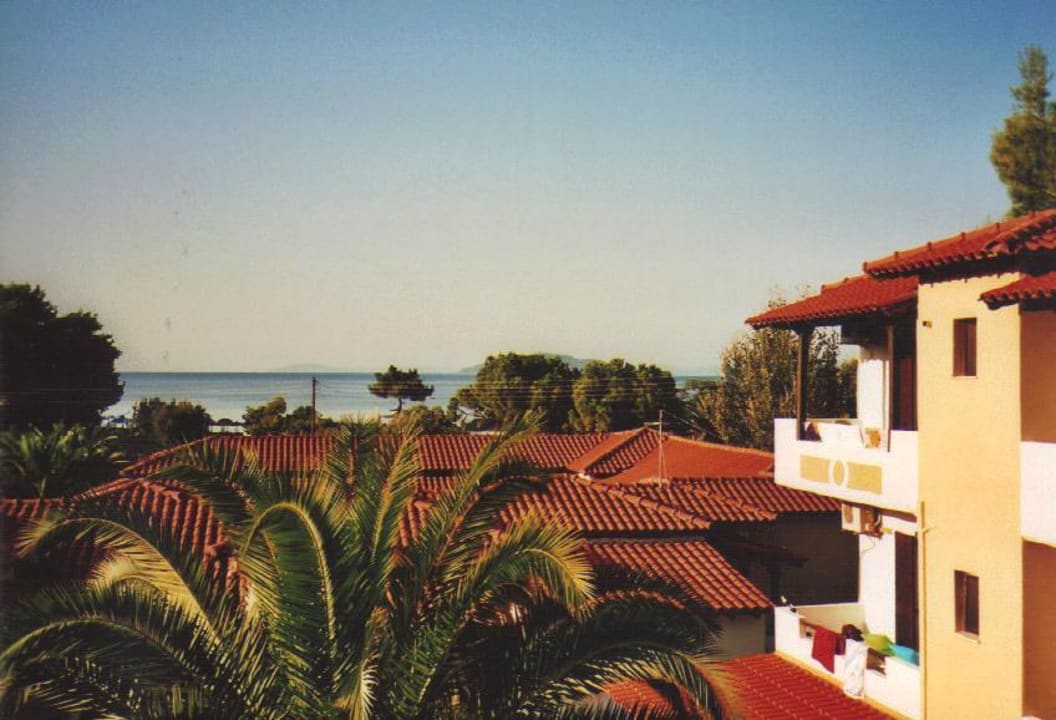 Blick auf die Ägäis Hotel Lagomandra Beach