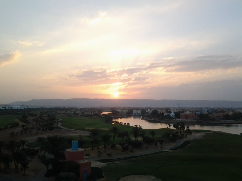 Fernsicht vom Turm Club Paradisio El Gouna, Red Sea