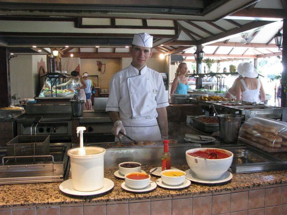 Koch im Aquapark Ali Bey Club