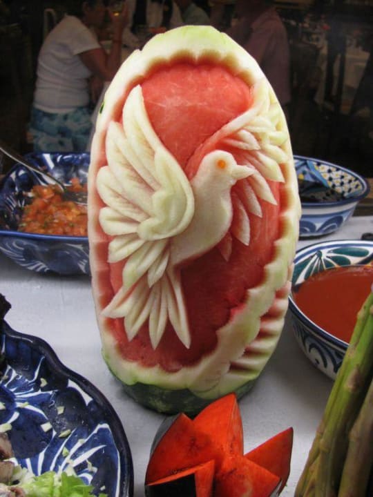 Dekoratives Büffet Hotel Riu Tequila