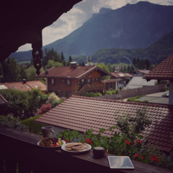 Balcony view from Gamsknogel room Ferienwohnungen Haus Martin