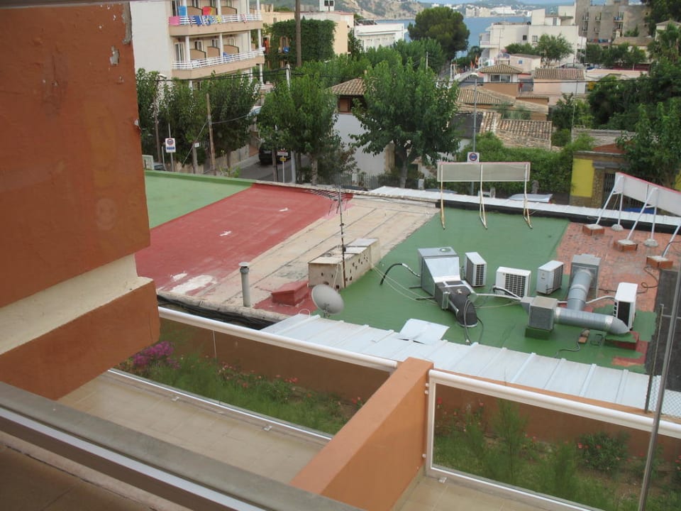 Ausblick vom Balkon 3. Etage Hotel Aparthotel Paguera Beach