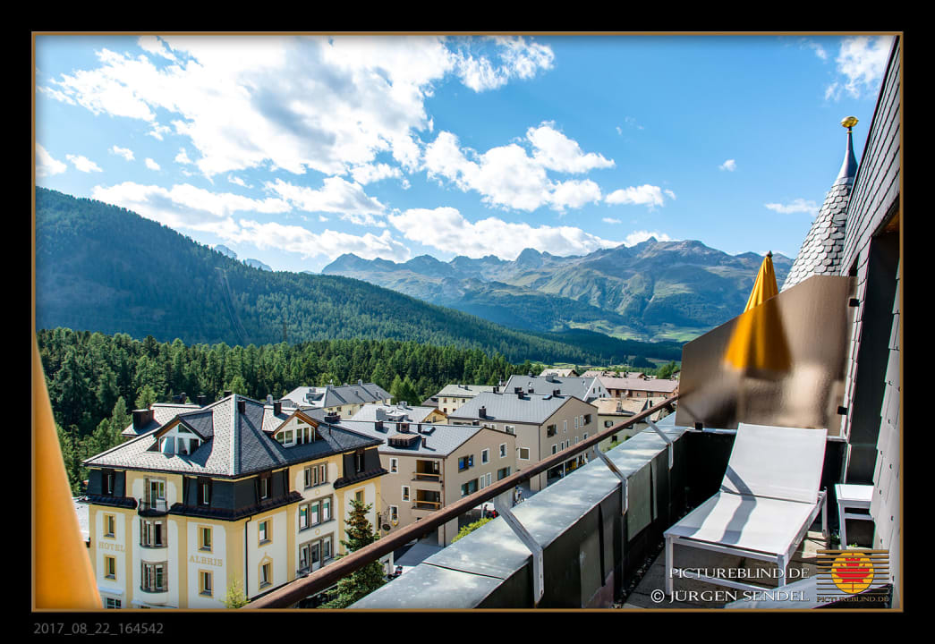 Ausblick Hotel Walther Pontresina