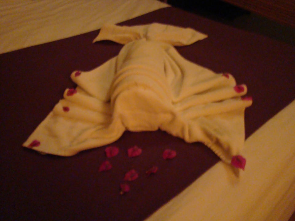 Handtuch Dekoration Veranda Pointe aux Biches Hotel