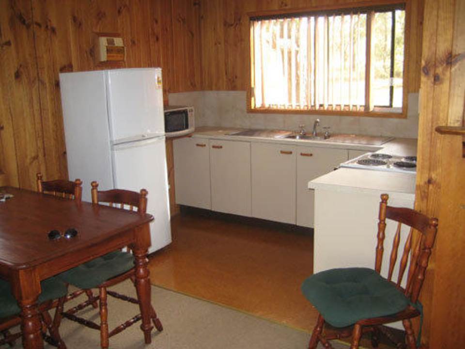 Wohnküche Hunter Hideaway Cottages