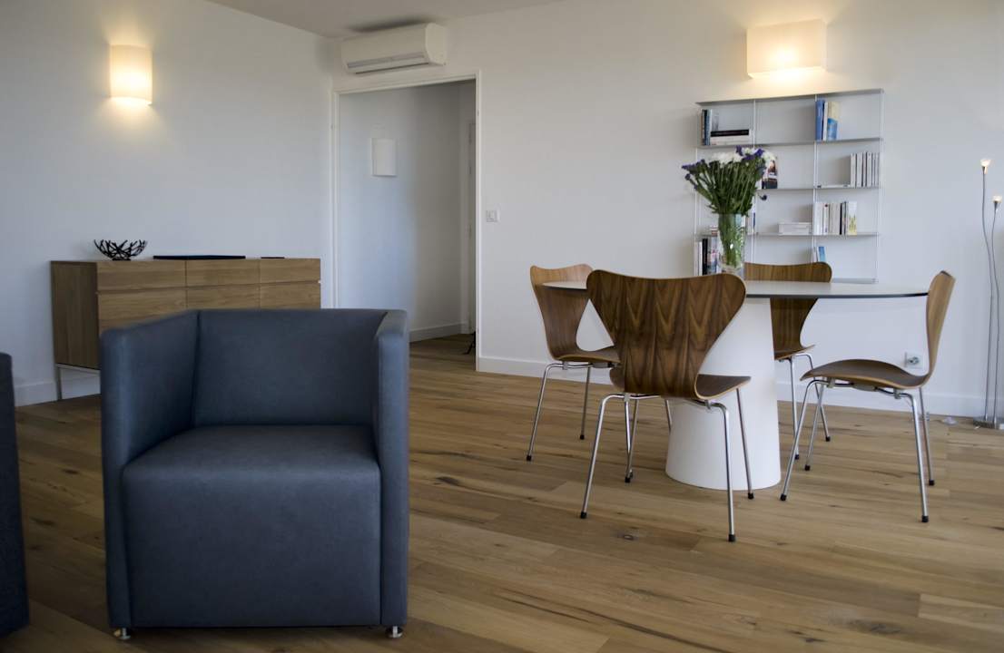 L'espace repas Apartment Homestay Le Maestro