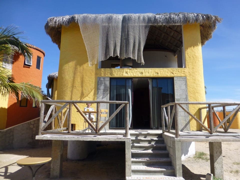 Terrasse von unserem Bungalow Hotel Villas Mar y Arena