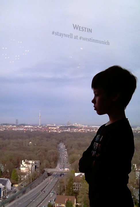 Ausblick aus der Executiv-lounge The Westin Grand München