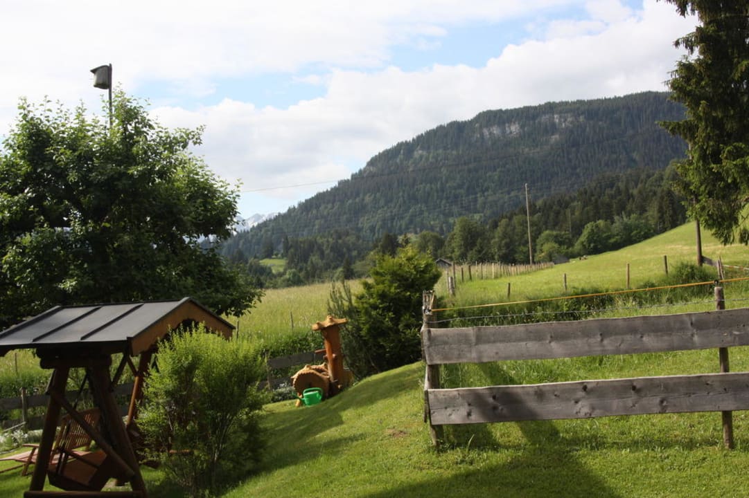 Blick aus der Ferienwohnung Gästehaus Tannenhäusel