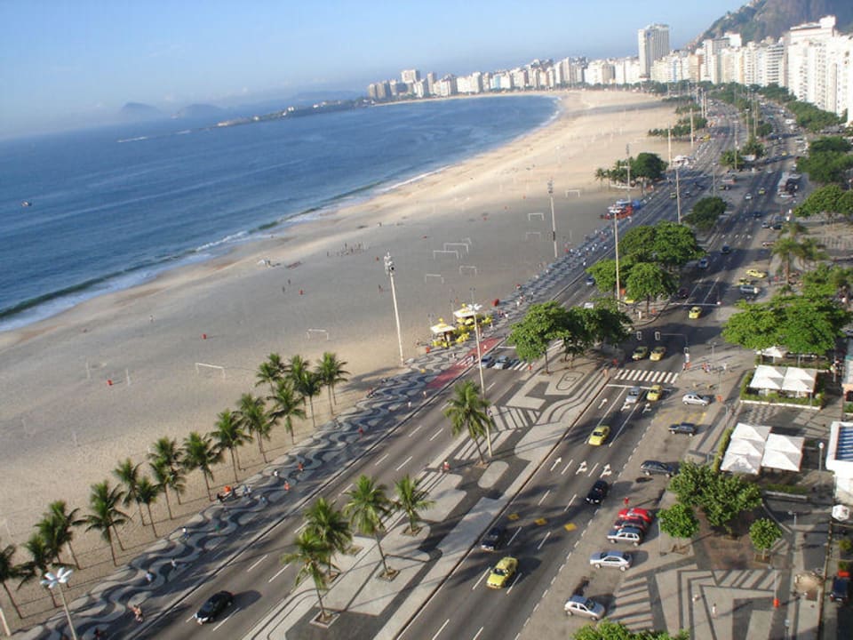 Blick von der Dachterrasse des Excelsior Hotel Windsor Excelsior Hotel Copacabana