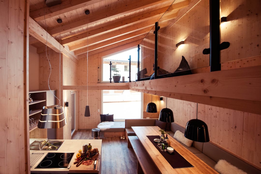 Küche Ferienhaus zum Stubaier Gletscher - Haus Wald