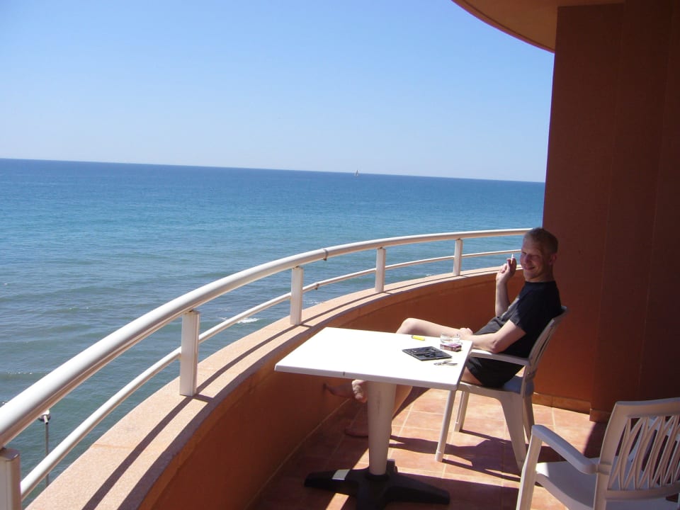 Kreuzfahrt feeling durch Riesen-Balkon Hotel Sunway Playa Golf Sitges
