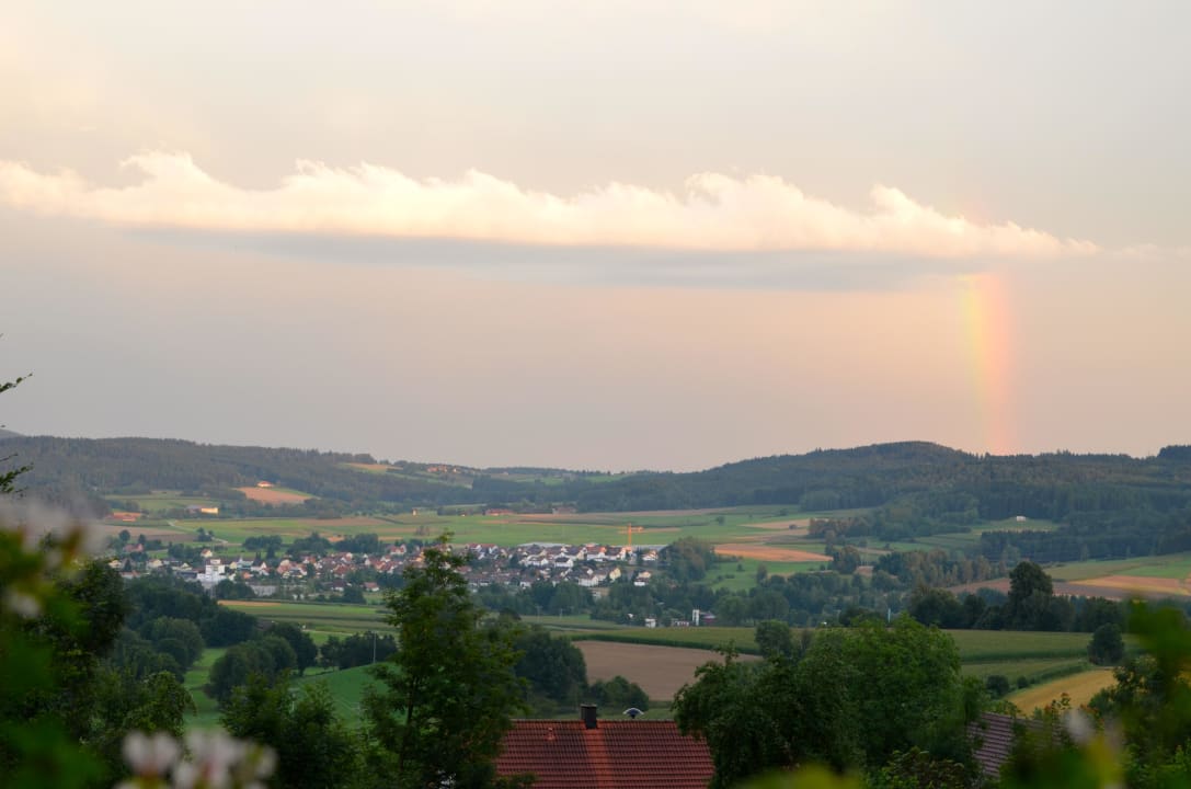 Abendstimmung über Rötz Hotel Bergfried