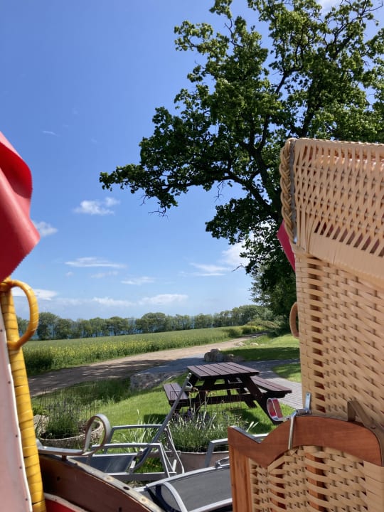 Ausblick Ferienbauernhof Liesenberg mit Meerblick