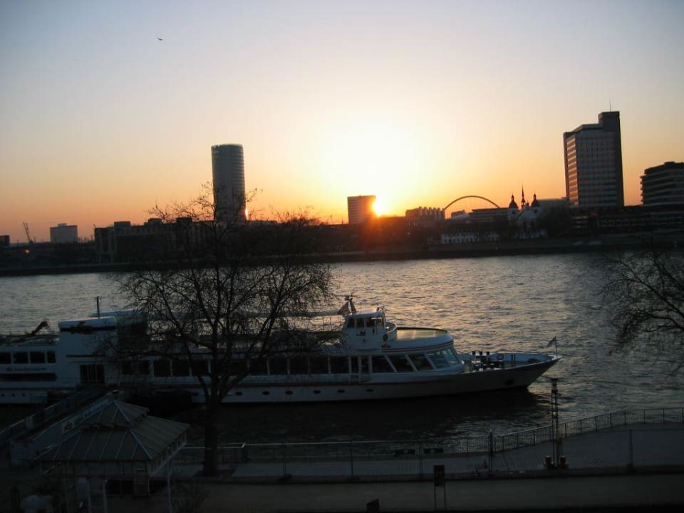 Ausblick aus dem Zimmer Rhein-Hotel St.Martin