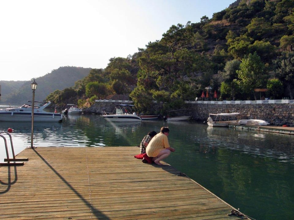 Blick vom Steg Hotel Meri