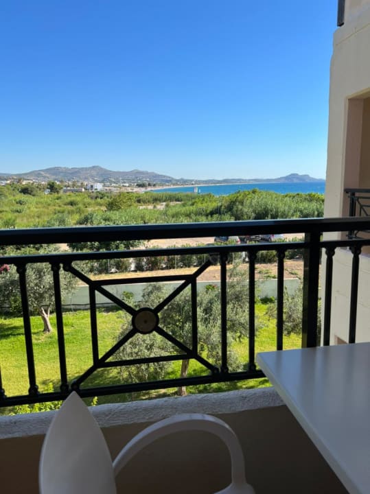 Ausblick Myrina Beach Hotel