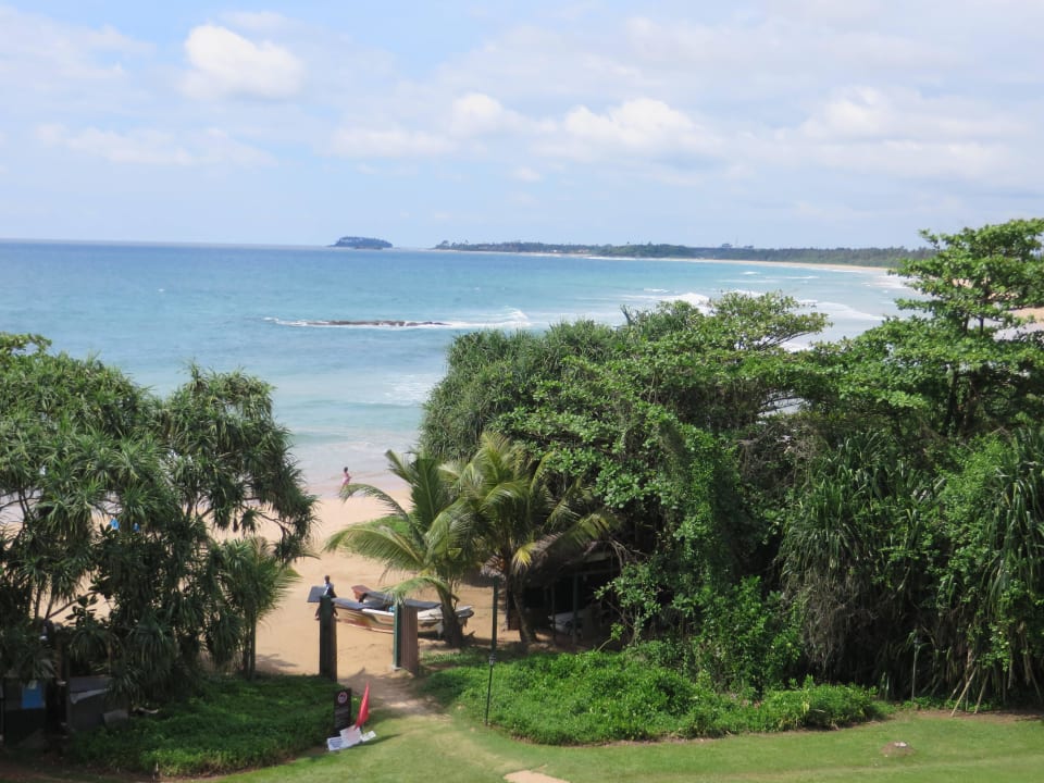 Blick zum Strand Taj Bentota Resort & Spa