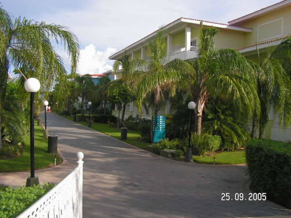 Hotelanlage von Innen Hotel Riu Playacar