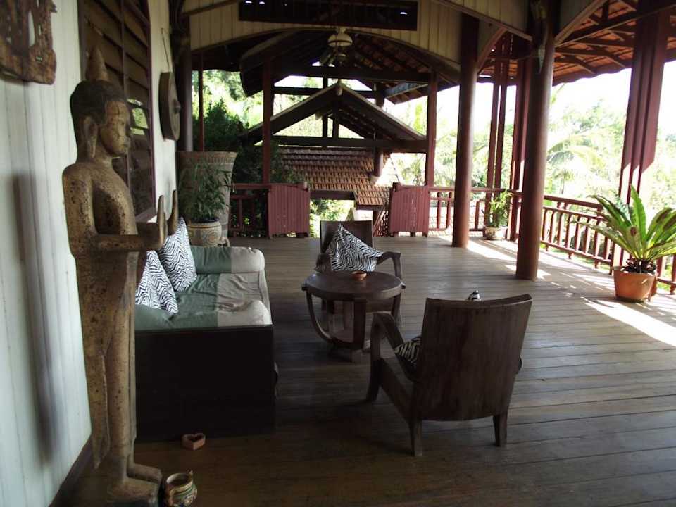 Terrasse Hotel Terres Rouges Lodge