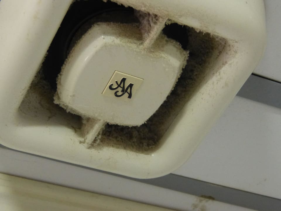 Lüfter im Bad Hotel Golden Sun