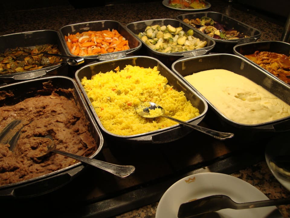 Mittagessen im Strandrestaurant Hotel Riu Palace Riviera Maya