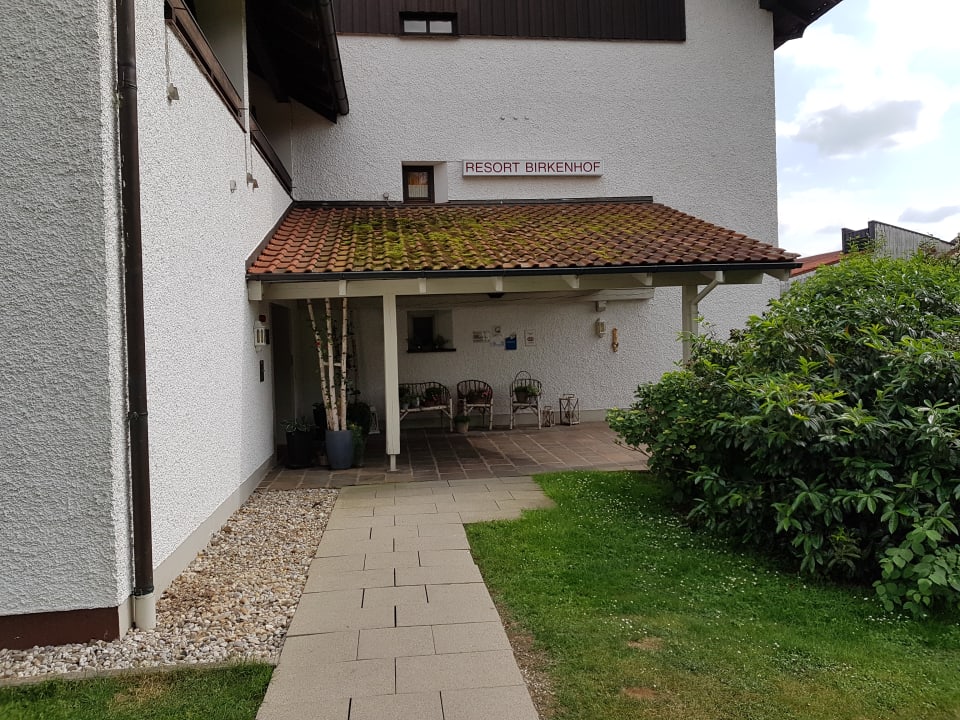 Eingang  Hotel Resort Birkenhof Therme