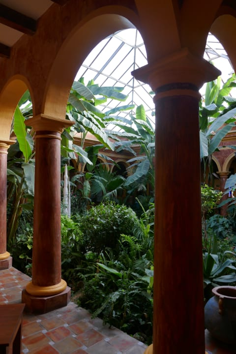Garten Hauptgebäude Hotel Casa Mexicana