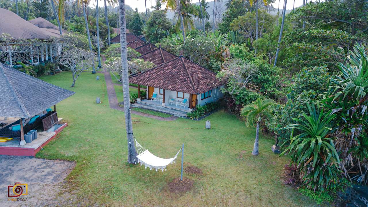 Außenansicht Lotus Bungalow