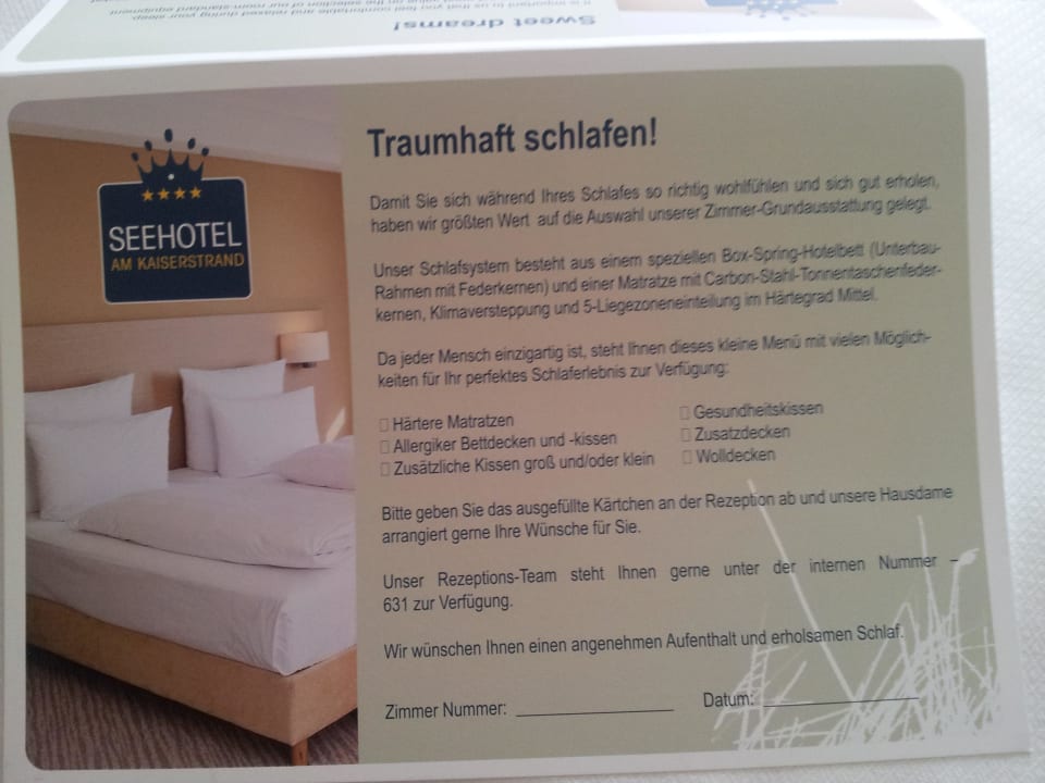 Luxusangebot inclusive  Seehotel Am Kaiserstrand
