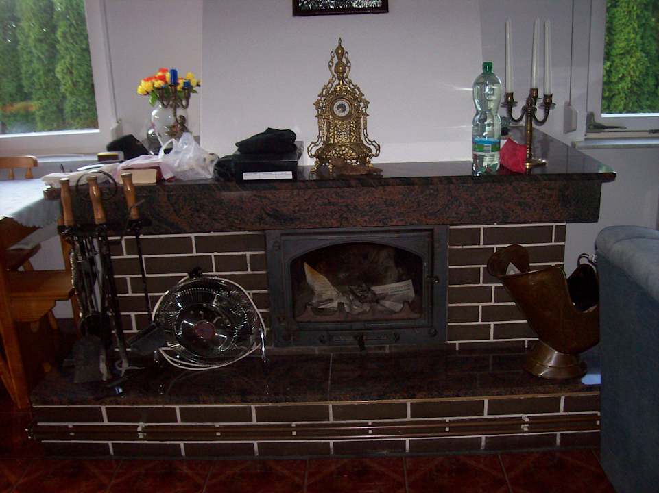 Offener Kamin im Wohnbereich Ferienhäuser Trzesacz PL7234.101.1