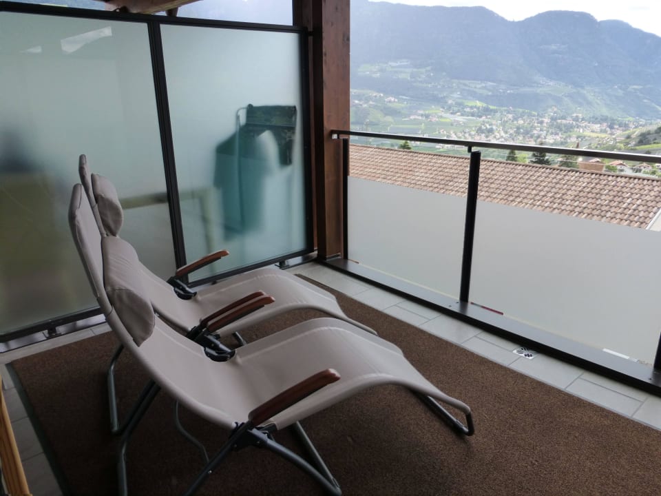 Herrlische Aussicht vom großen Balkon Residence Beatenhof