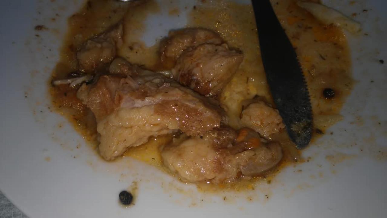 Mięsko z obiadku  Elvira Hotel