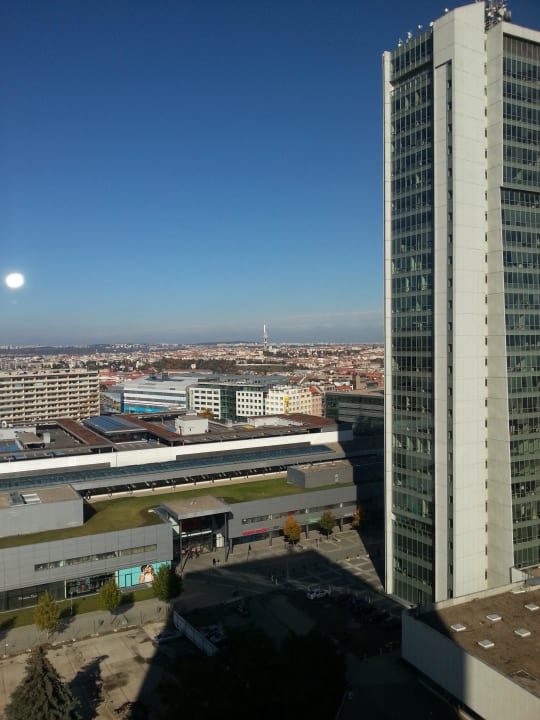 Ausblick zum Einkaufszentrum Panorama Hotel Prague