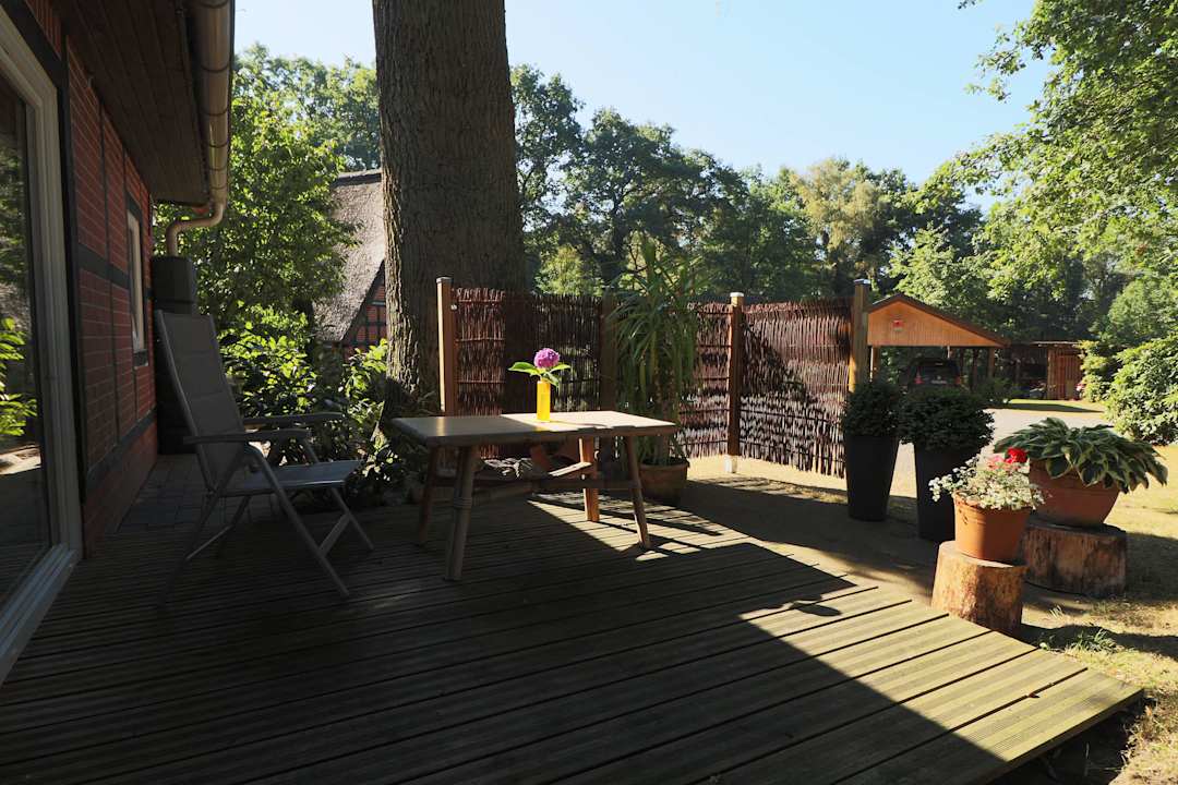 Terrasse Ferienhaus Ostehof Weertzen