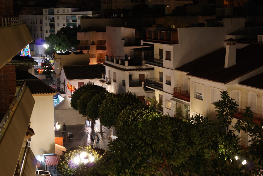 Am Abend vom Balkon meines Zimmers BLUESEA Gran Cervantes