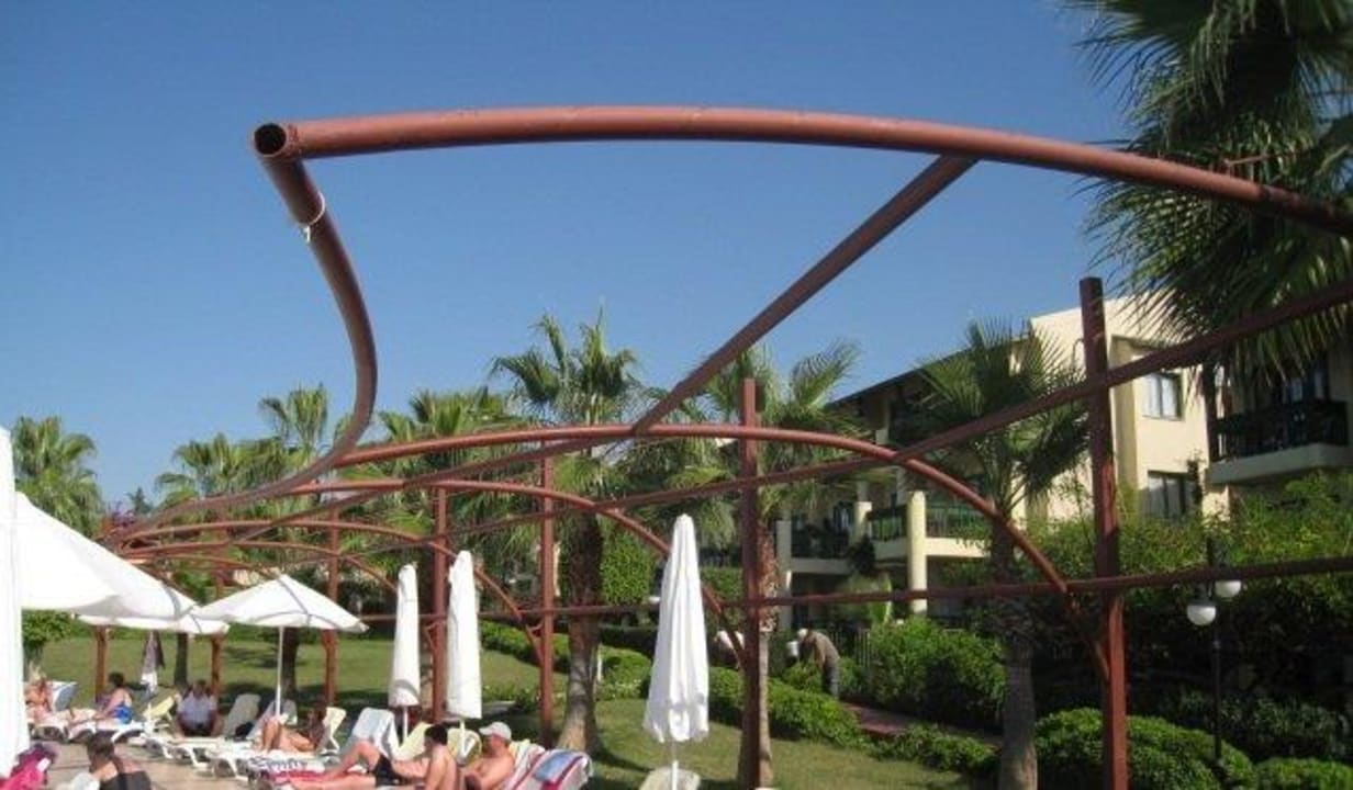 Sonnensegel abmontiert Oz Hotels Incekum Beach