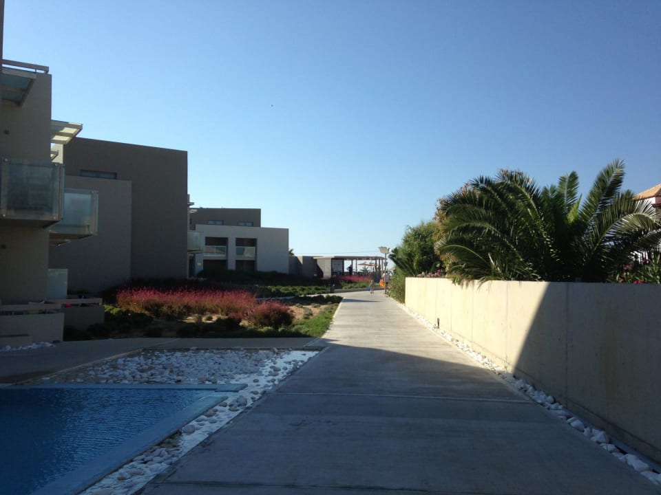 Дорожка к бассейну и пляжу Akti Palace Resort & Spa