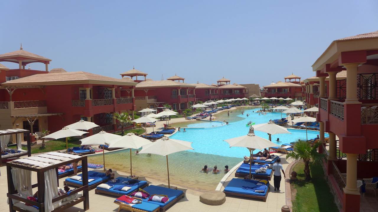 Widok z pokoju Pickalbatros Alf Leila Wa Leila Resort - Neverland Hurghada