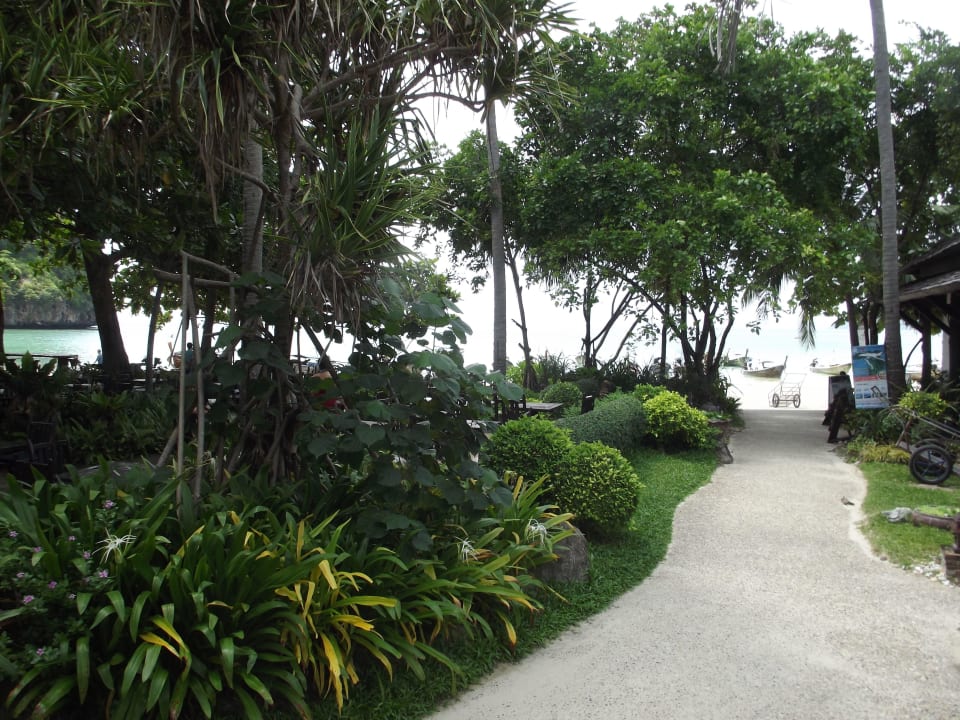 Weg zur Rezeption Hotel Railay Village Resort & Spa