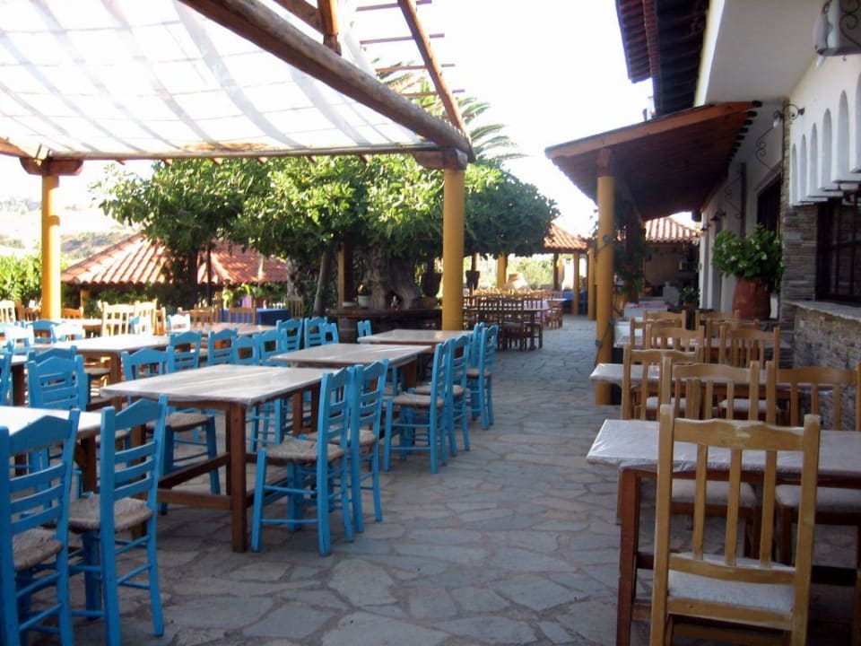 Restaurantterrasse Hotel Geranion Village