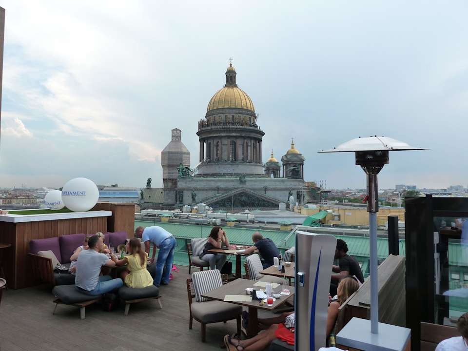 View from the Rooftop Bar. Awesome SO Sofitel Sankt Petersburg