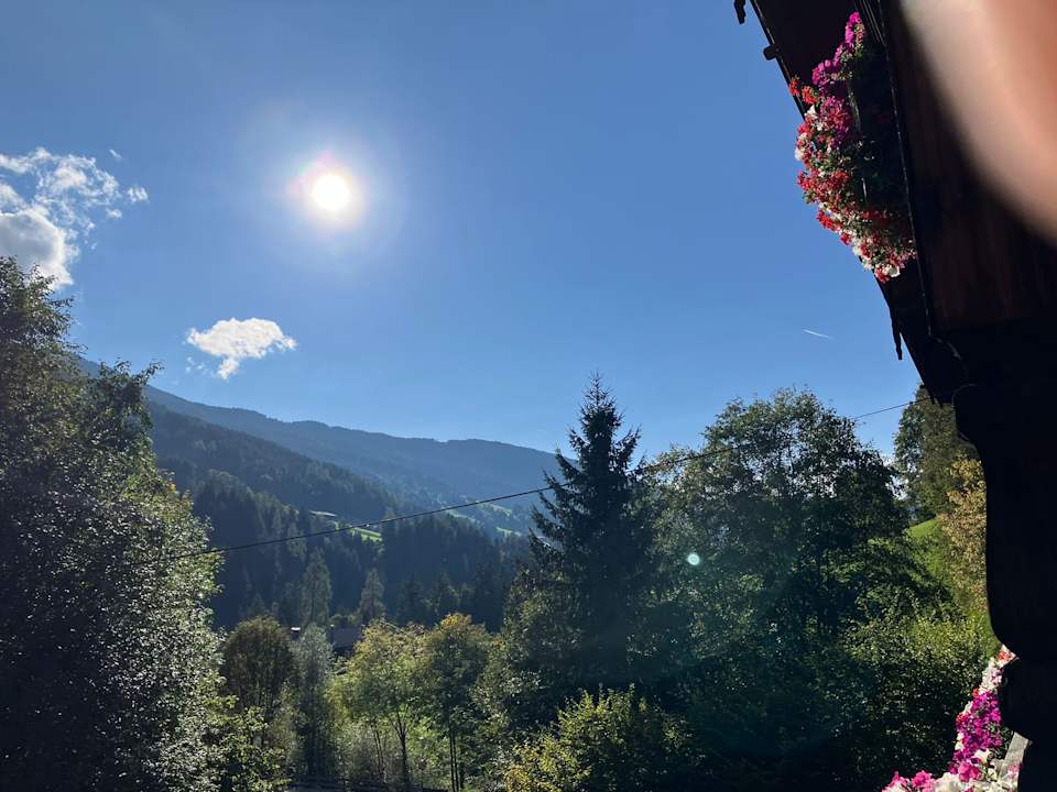 Ausblick Gästehaus Weiherhof