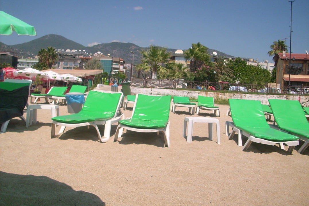 Der wunderschöne Strand Hotel Kleopatra Bebek