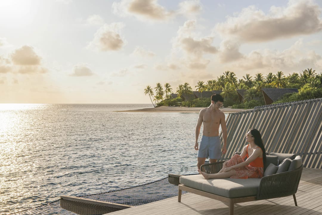 Ausblick The St. Regis Maldives Vommuli Resort