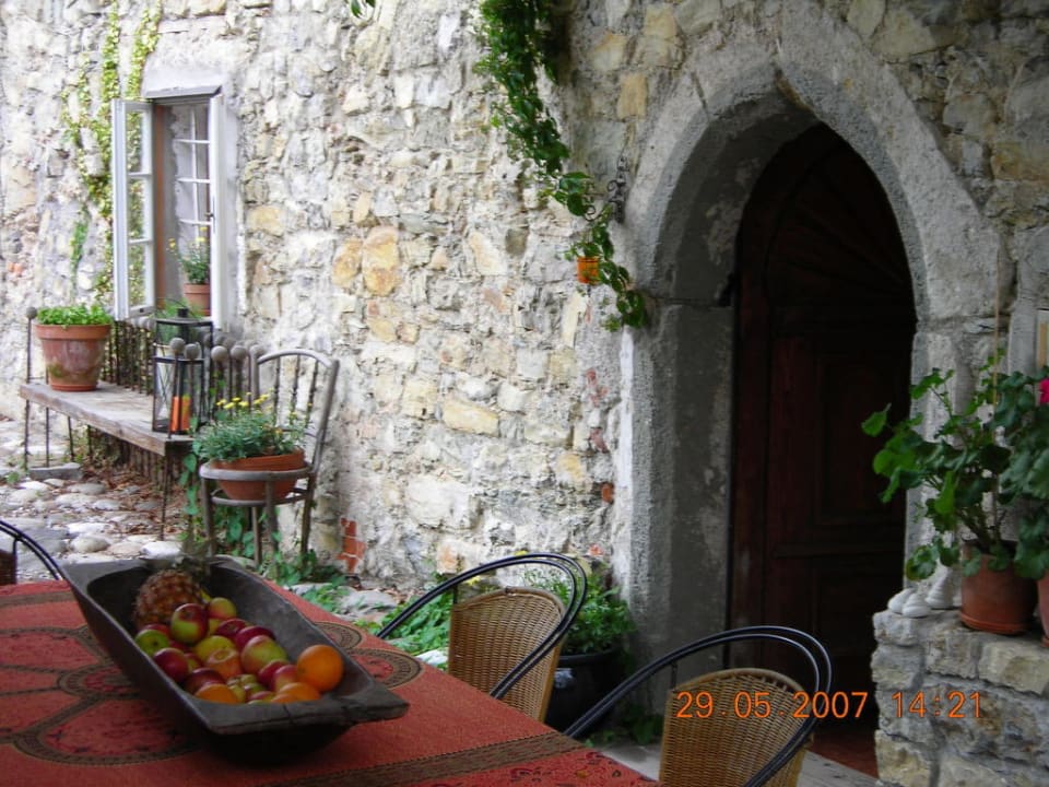Terrasse Alte Gendarmerie-Bed & Breakfast