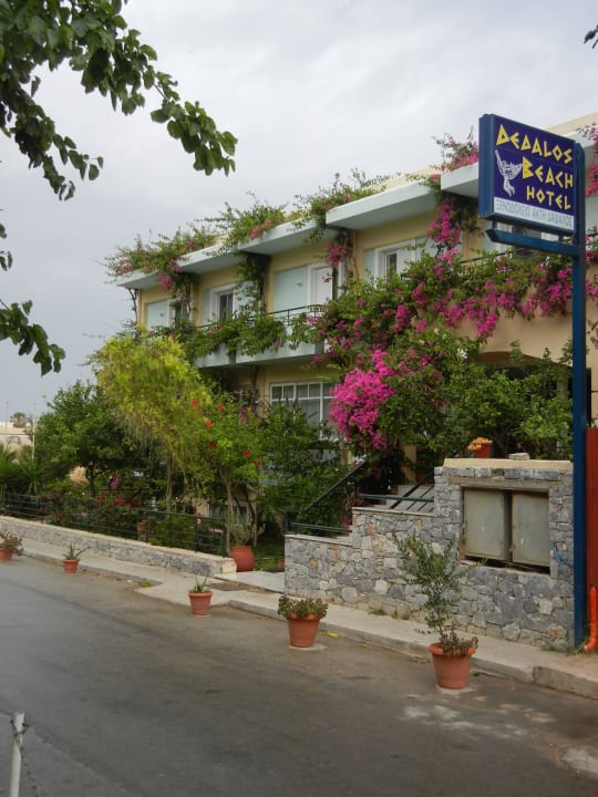 Außenansicht Hotel Dedalos Beach
