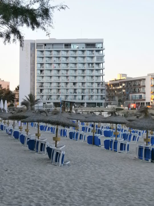 Strand und Hotel am Abend Son Moll Sentits Hotel & Spa