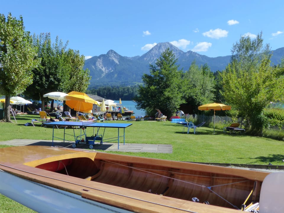 Großzügige Liegefläche Seehotel Ressmann