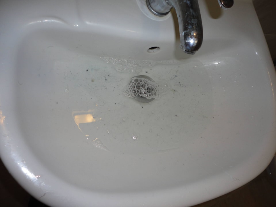 Bad verstopfte Waschbecken und Toilette... Hotel Ipek Palas